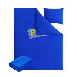 simpa 3PC Blue Reversible Single Duvet Bedding Set