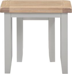 Seconique Windsor Nest of 2 Tables (Fully Assembled) in Light Grey - thumbnail 5