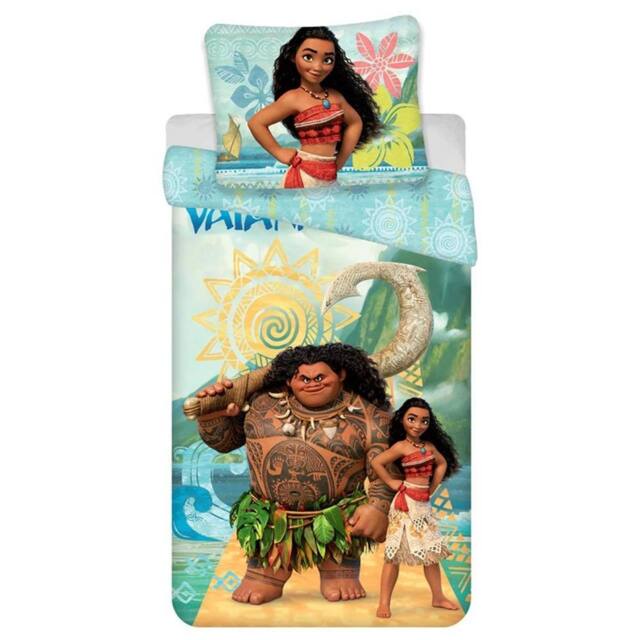 Moana Reversible Cotton Duvet Cover Set - Size: EU Single - image 1