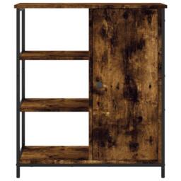 Berkfield Home Sideboard Smoked Oak 70x30x80 cm Engineered Wood in Brown - Size: 70 x 30 x 80 cm - thumbnail 6
