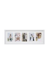 Arpan MDF Multi Aperture Photo Picture Frame (5 Aperture) in White