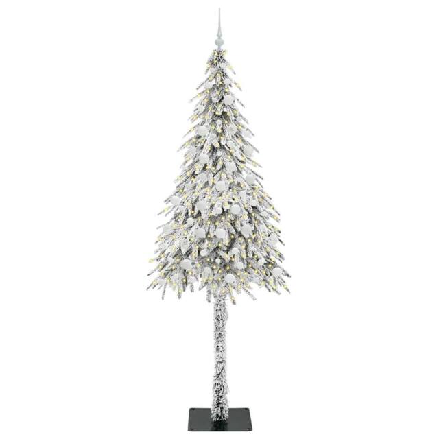 Berkfield Home Stunning Christmas Tree with 300 LEDs White 210 cm PE & Steel - image 1