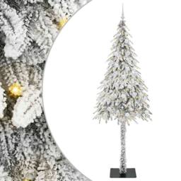 Berkfield Home Stunning Christmas Tree with 300 LEDs White 210 cm PE & Steel - thumbnail 3