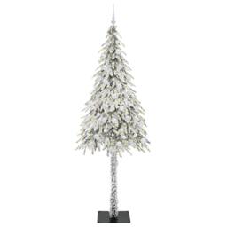 Berkfield Home Stunning Christmas Tree with 300 LEDs White 210 cm PE & Steel