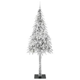 Berkfield Home Stunning Christmas Tree with 300 LEDs White 210 cm PE & Steel - thumbnail 4