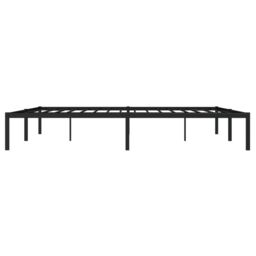 Berkfield Home Metal Bed Frame Black 180x200 cm Super King Size - thumbnail 6