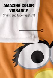Sesame Street Murray Face Silky Touch Super Soft Throw Blanket 152 X 127 cm in White - thumbnail 4