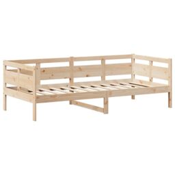 Berkfield Home Day Bed with Roof without Mattress 80x200 cm Solid Wood in Brown - thumbnail 5