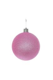 KDMD Pink Glitter Shatterproof Bauble 20cm Assorted Designs - thumbnail 1