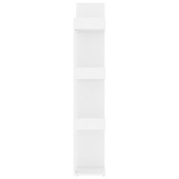 Berkfield Home Book Cabinet White 86x25.5x140 cm Engineered Wood - thumbnail 6