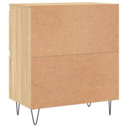 Berkfield Home Sideboards 3 pcs Sonoma Oak Engineered Wood in Light Tan - thumbnail 8