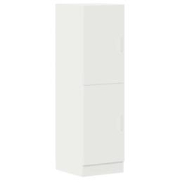 Berkfield Home Kitchen Cabinet White 38x41.5x131.5 cm Engineered Wood - thumbnail 1