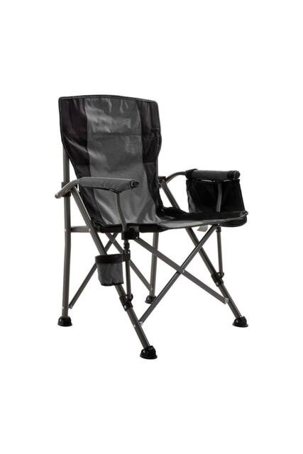 Living and Home Outdoor Portable Folding Camping Chair in Grey - image 1