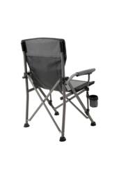 Living and Home Outdoor Portable Folding Camping Chair in Grey - thumbnail 6