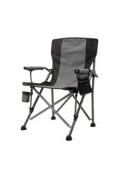Living and Home Outdoor Portable Folding Camping Chair in Grey - thumbnail 5