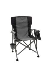 Living and Home Outdoor Portable Folding Camping Chair in Grey - thumbnail 3