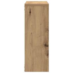 Berkfield Home Wall Shelf Artisan Oak 45x16x45 cm Engineered Wood in Brown - Size: 45 x 16 x 45 cm - thumbnail 5