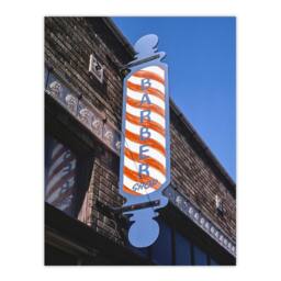 Artery8 John Margolies Retro Barbershop Sign Photograph Framed Wall Art Print - Size: A4 - thumbnail 3