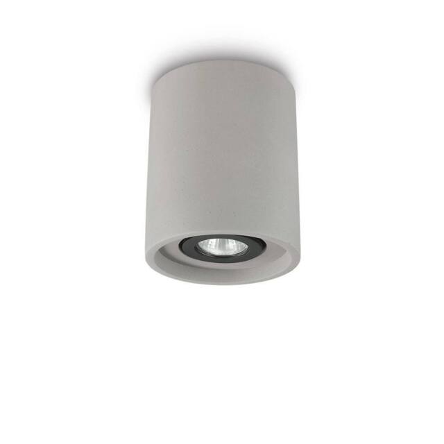 Netlighting Oak 1 Light Round Surface Mounted Downlight Light Grey - image 1