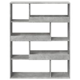 Berkfield Home Room Divider Concrete Grey 100x33x125.5 cm Engineered Wood - thumbnail 4