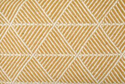 New Edge Blinds Geo Diamond Collection Cotton Throw in Yellow - Size: 127 cm x 152 cm - thumbnail 2