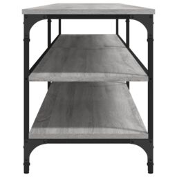Berkfield Home TV Cabinet Grey Sonoma 200x30x50 cm Engineered Wood & Metal - Size: 200 x 30 x 50 cm - thumbnail 6