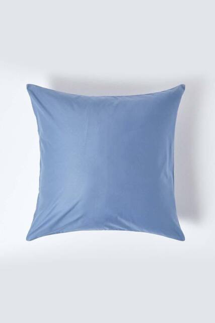 Homescapes Continental Egyptian Cotton Pillowcase 1000 TC, 60 x 60 cm in Blue - image 1