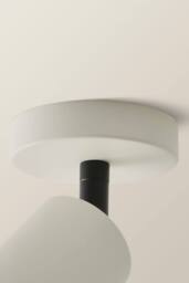 ValueLights Taylor Matte Adjustable Tube Spotlight Ceiling Light with Bulb in Cream - thumbnail 5