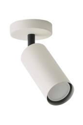 ValueLights Taylor Matte Adjustable Tube Spotlight Ceiling Light with Bulb in Cream - thumbnail 6