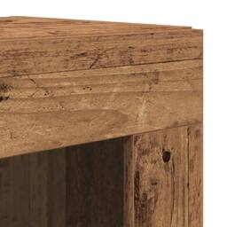 Berkfield Home Sideboard with Wall Cabinet Old Wood Engineered Wood in Brown - thumbnail 9