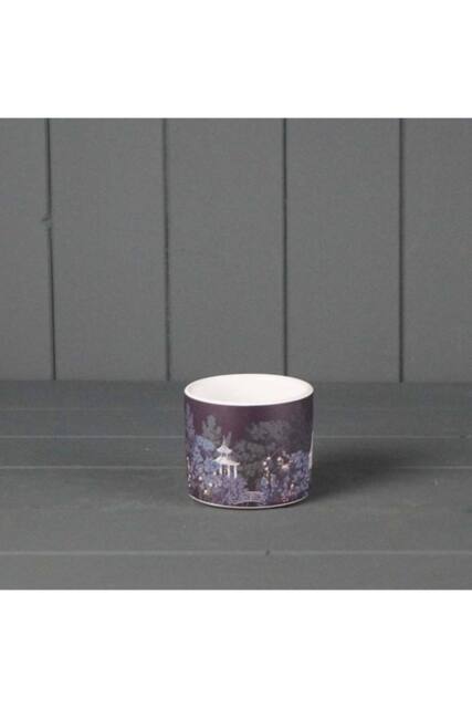 KDMD Purple & Multicolour Intricate Pagoda Pot - image 1