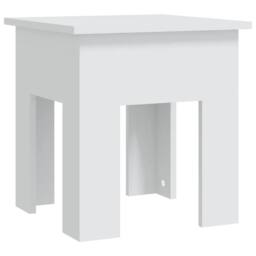 Berkfield Home Coffee Table White 40x40x42 cm Engineered Wood - Size: 40 x 40 x 42 cm - thumbnail 2