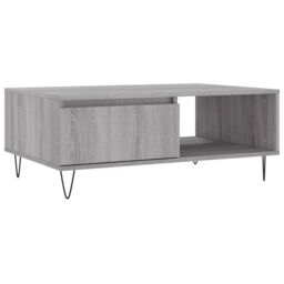 Berkfield Home Coffee Table Grey Sonoma 90x60x35 cm Engineered Wood - Size: 90 x 60 x 35 cm - thumbnail 2