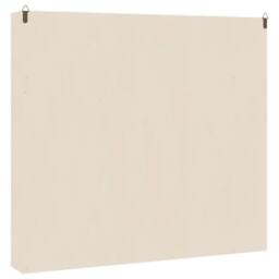 Berkfield Home Wall Display Cabinet with 6 Shelves 60x8.5x55 cm in Natural - thumbnail 6