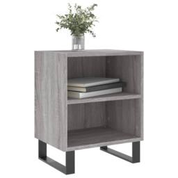 Berkfield Home Elegant Bedside Cabinets 2 pcs Grey Sonoma 40x30x50 cm Engineered Wood - Size: 40 x 30 x 50 cm - thumbnail 1