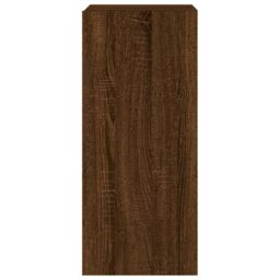 Berkfield Home TV Wall Cabinet with LED Lights Brown Oak 30.5x35x70 cm - thumbnail 9