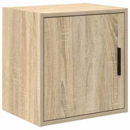 Berkfield Home Garage Wall Cabinet Sonoma Oak Engineered Wood in Brown - thumbnail 1