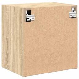 Berkfield Home Garage Wall Cabinet Sonoma Oak Engineered Wood in Brown - thumbnail 8