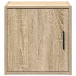 Berkfield Home Garage Wall Cabinet Sonoma Oak Engineered Wood in Brown - thumbnail 6