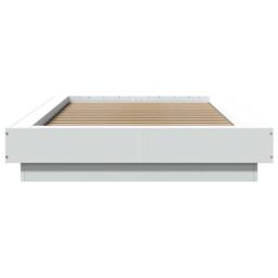 Berkfield Home Bed Frame with LED Lights without Mattress White 90x200cm - Size: 90x200 cm - thumbnail 5