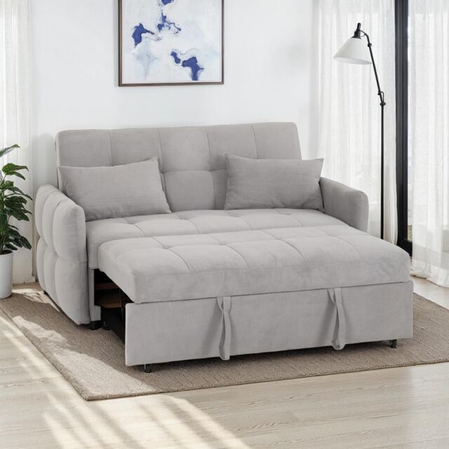 Seconique Chelsea Sofa Bed in Grey - image 1