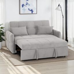 Seconique Chelsea Sofa Bed in Grey - thumbnail 1