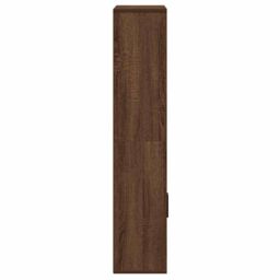 Berkfield Home Bookcase Brown Oak 60x24x120 cm Engineered Wood - Size: 60 x 24 x 120 cm - thumbnail 5