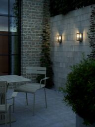 Nordlux Vintage Outdoor Wall Light Black Metal E27 Weatherproof - Mains Powered, IP44 - thumbnail 6