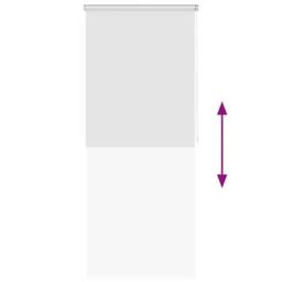 Berkfield Home Shower Roller Blind 100x240 cm White - thumbnail 5