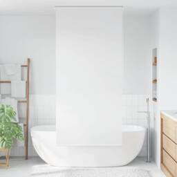 Berkfield Home Shower Roller Blind 100x240 cm White - thumbnail 2