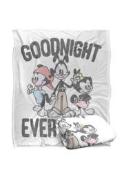 Warner Brothers Animaniacs 152x127cm The Siblings Silky Touch Super Soft Throw Blanket in White - Size: 152x127 cm - thumbnail 2