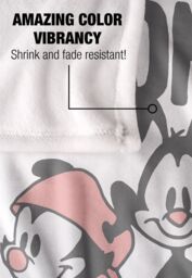 Warner Brothers Animaniacs 152x127cm The Siblings Silky Touch Super Soft Throw Blanket in White - Size: 152x127 cm - thumbnail 4