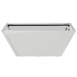 Berkfield Home Garden Bowl Planters 5 pcs 40x40x15 cm Stainless Steel in Silver - Size: 40 x 40 x 15 cm - thumbnail 7