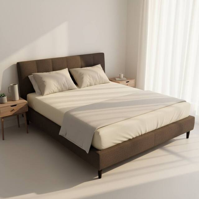 "Bedding Mill Cool Plus 6"" (15cm) Medium Firm Memory Foam Mattress in White - Size: Small Double" - image 1